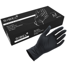 Sibel Black & Pro Herbruikbare Latex Handschoenen 20st